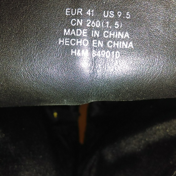 Black H&M Leather boots - Picture 4 of 5